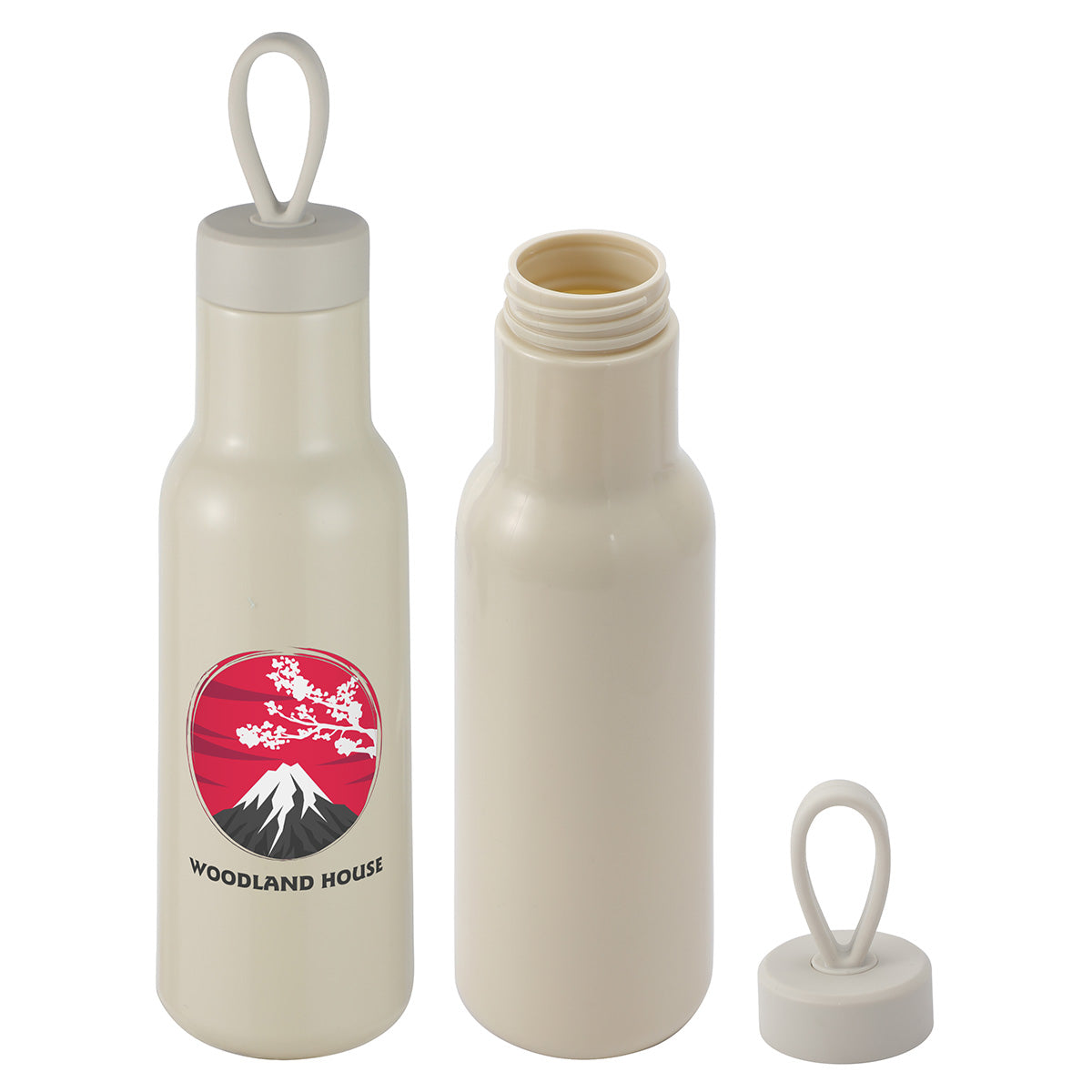Cameo 23 oz PLA Sports Bottle with Silicone Loop Handle