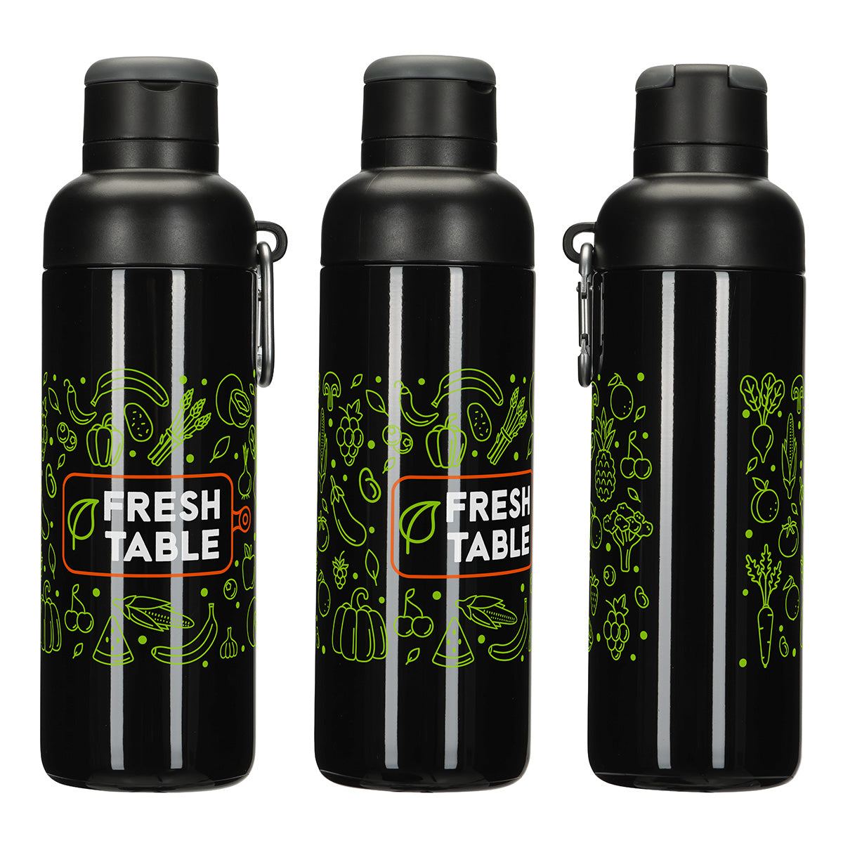 Custom logo Kavala 25 oz Dual-opening Eco-Friendly Recycled Stainless Steel Bottle
