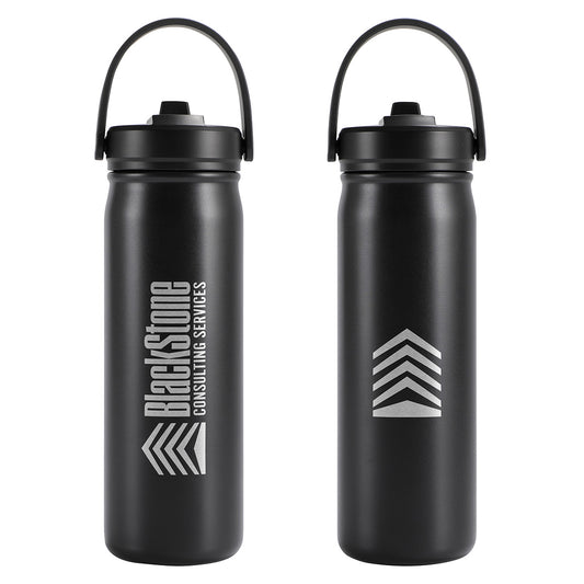 Lennon 20 oz Eco-friendly Straw Lid Vacuum Bottle