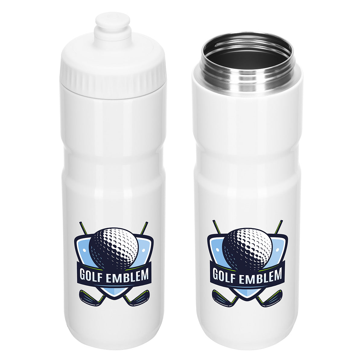 Lowa 25 oz Eco-Friendly Recycled Stainless Steel Bike Bottle