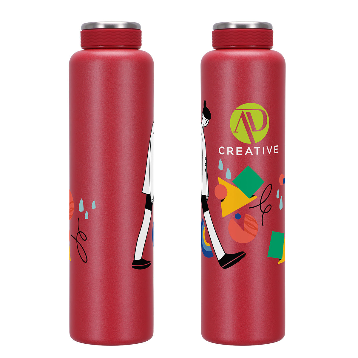 Skinny 17 oz Eco-Friendly Vacuum Insulated Stainless Steel Bottle