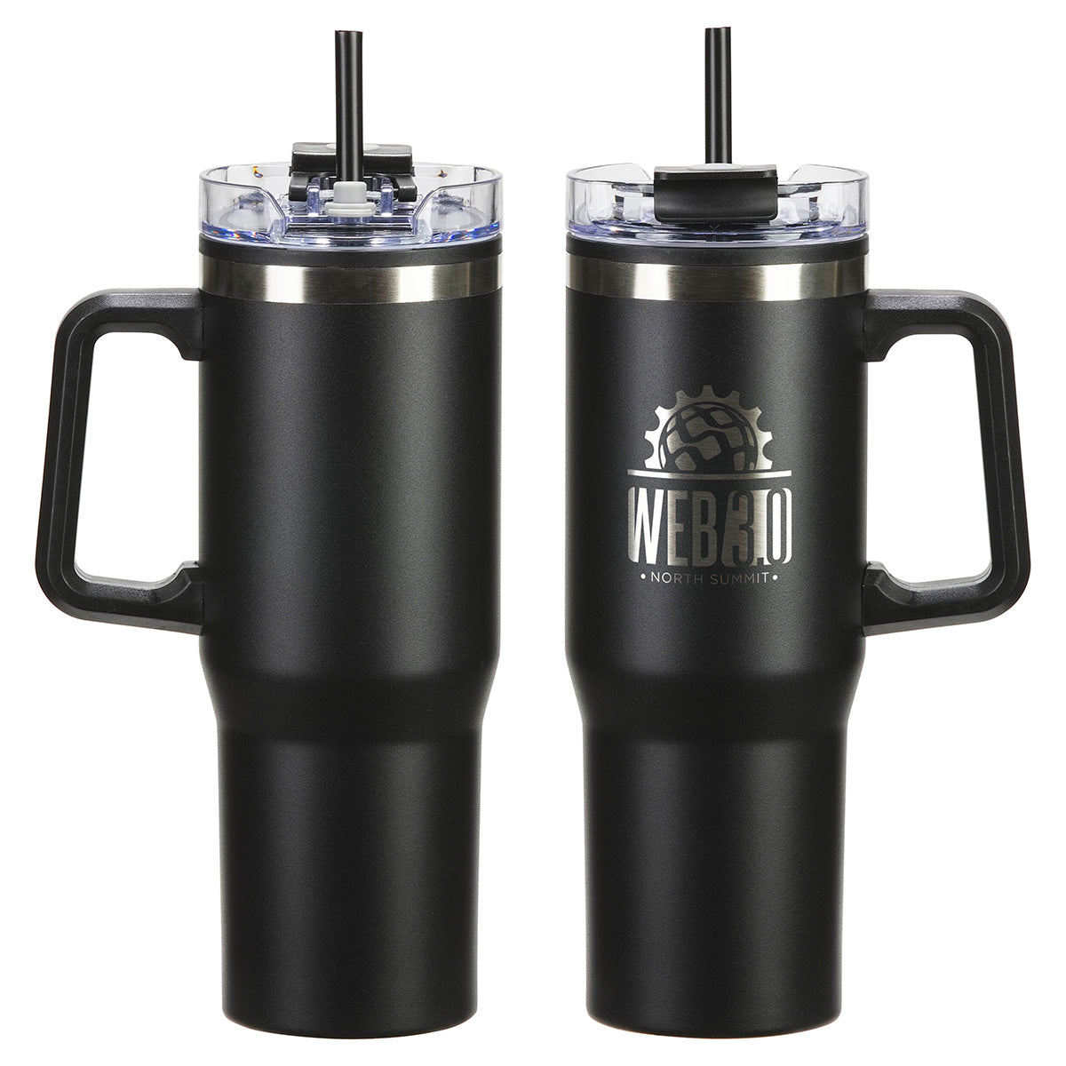 Oceanic 30 oz Stainless Steel/Polypropylene Mug with Color-Matching Handle