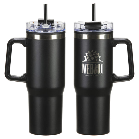Oceanic 30 oz Stainless Steel/Polypropylene Mug with Color-Matching Handle