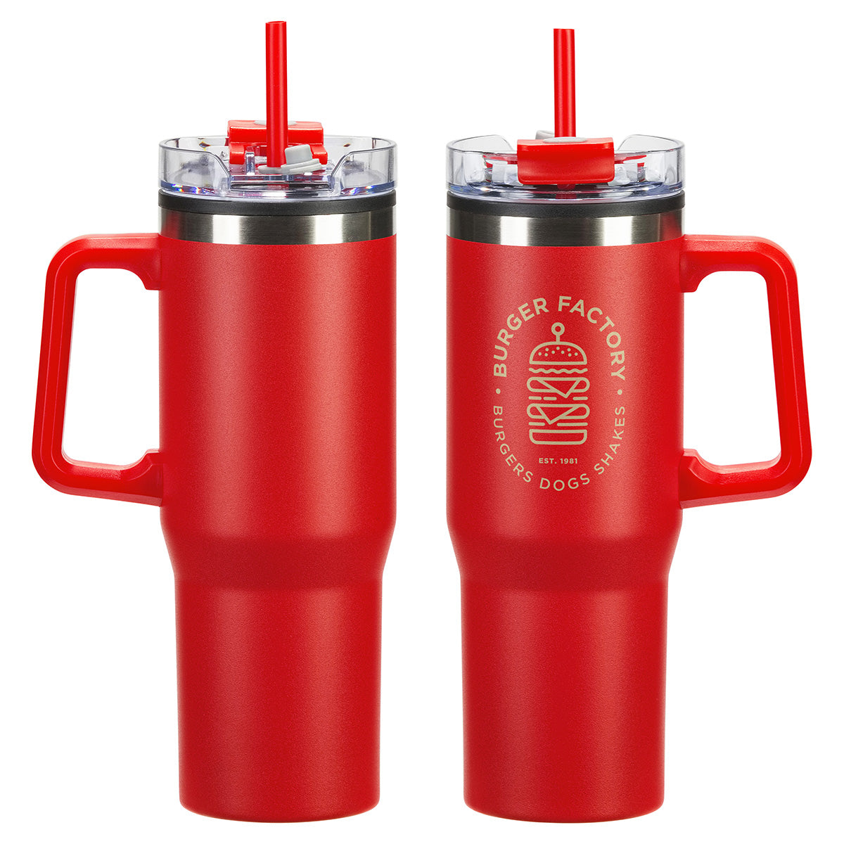 Oceanic 30 oz Stainless Steel/Polypropylene Mug with Color-Matching Handle