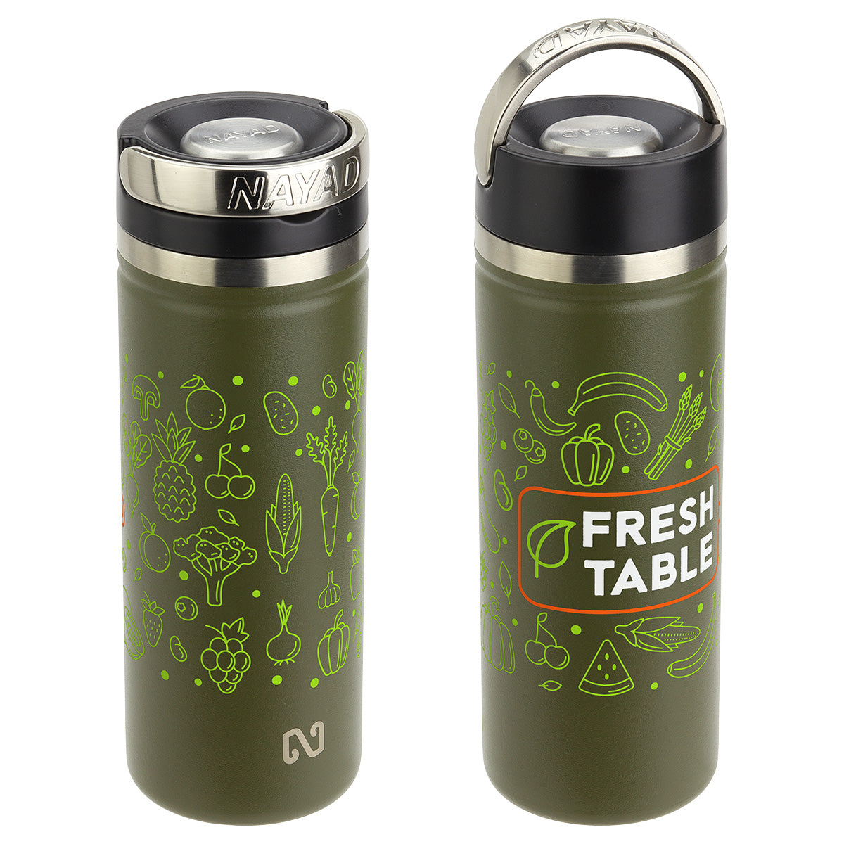 NAYAD® Roamer 18 oz Stainless Double-wall Vacuum Insulated Bottle