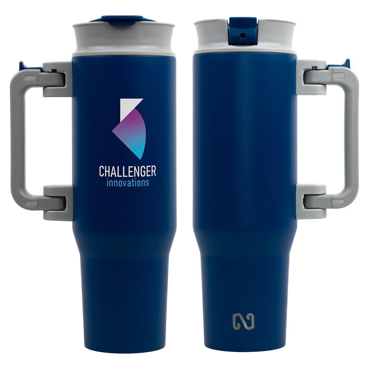 NAYAD® Genesis 40 oz Stainless Steel Double-Wall Vacuum Insulated Mug with Foldable Handle