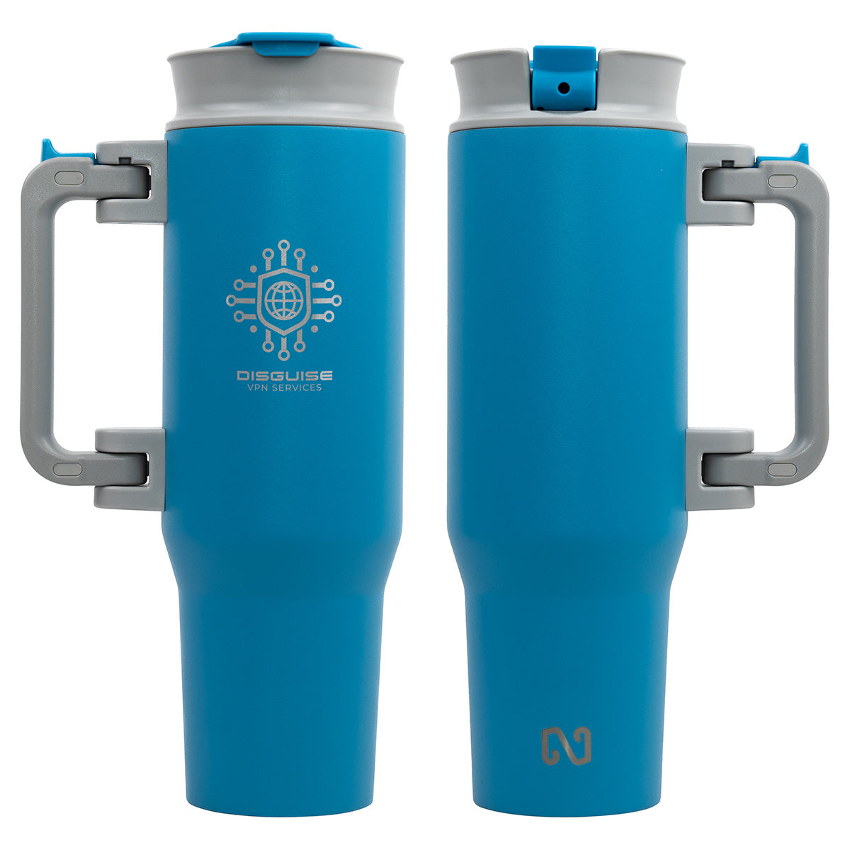 NAYAD® Genesis 40 oz Stainless Steel Double-Wall Vacuum Insulated Mug with Foldable Handle
