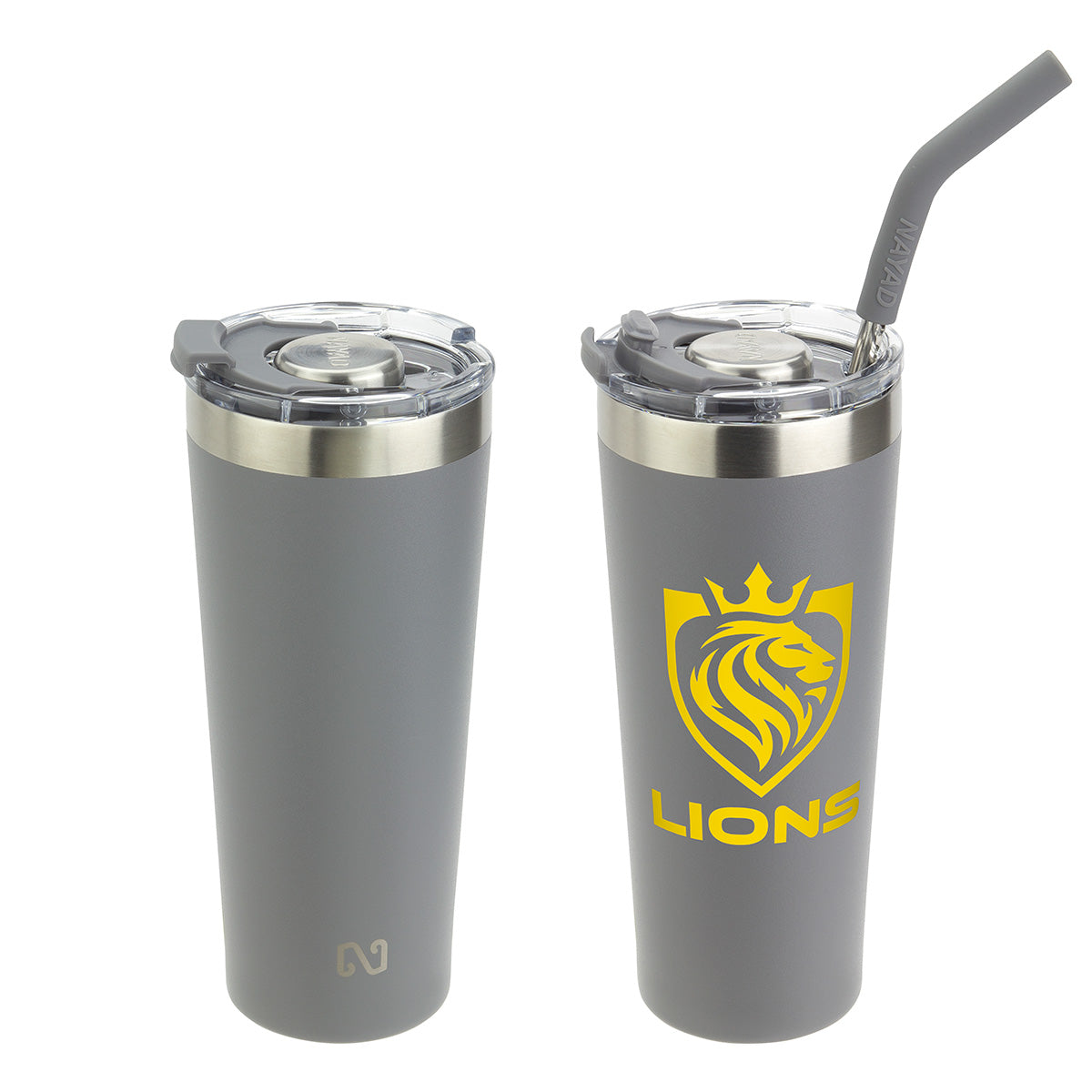NAYAD® Trouper 22 oz Stainless Double-wall Vacuum Insulated Tumbler with Straw