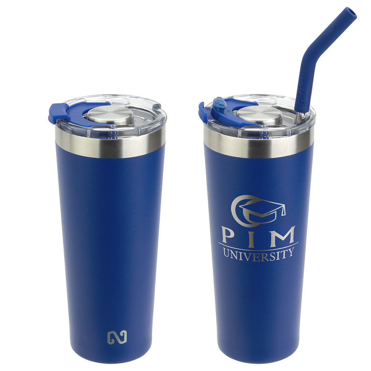 NAYAD® Trouper 22 oz Stainless Double-wall Vacuum Insulated Tumbler with Straw