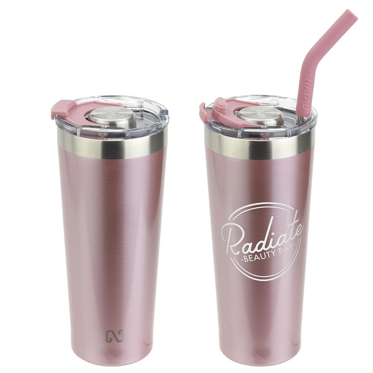 NAYAD® Trouper 22 oz Stainless Double-wall Vacuum Insulated Tumbler with Straw