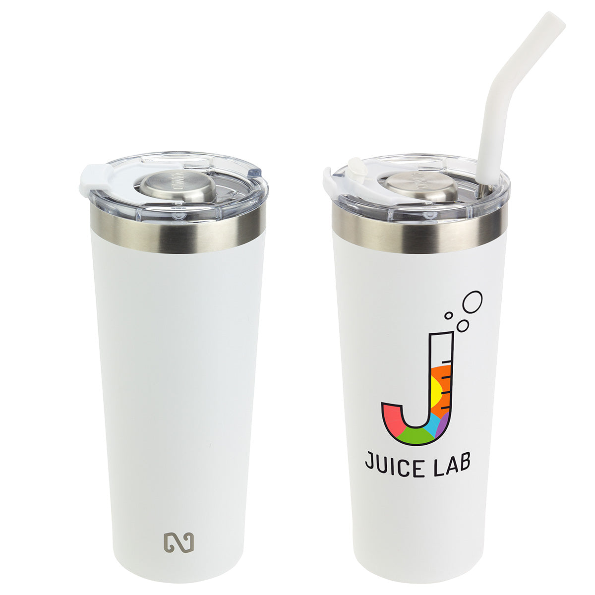 NAYAD® Trouper 22 oz Stainless Double-wall Vacuum Insulated Tumbler with Straw