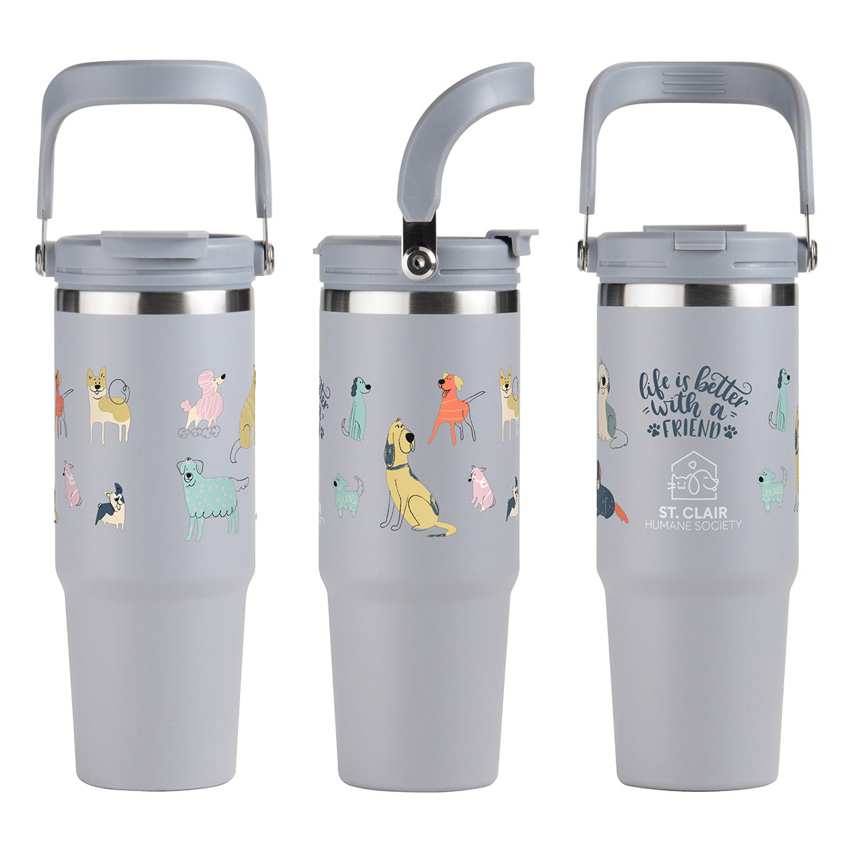 SENSO® Venture DuoFlow 30 oz Vacuum Insulated Stainless Steel Travel Tumbler