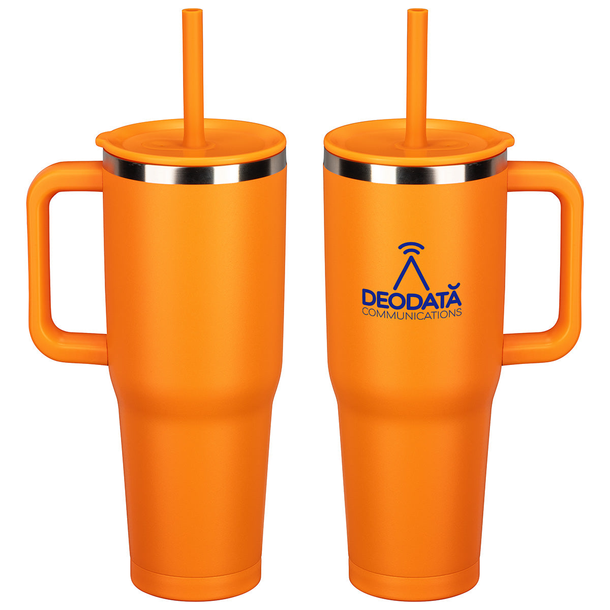 SENSO® Summit 40 oz Insulated Stainless Steel Travel Mug with Press-In Straw Lid
