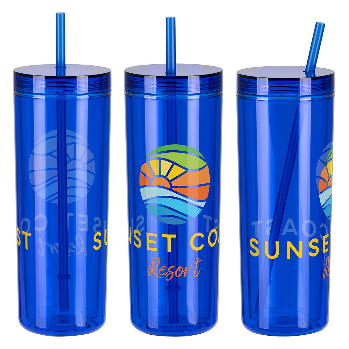 Arden 16 oz Recycled Acrylic Straw Tumbler