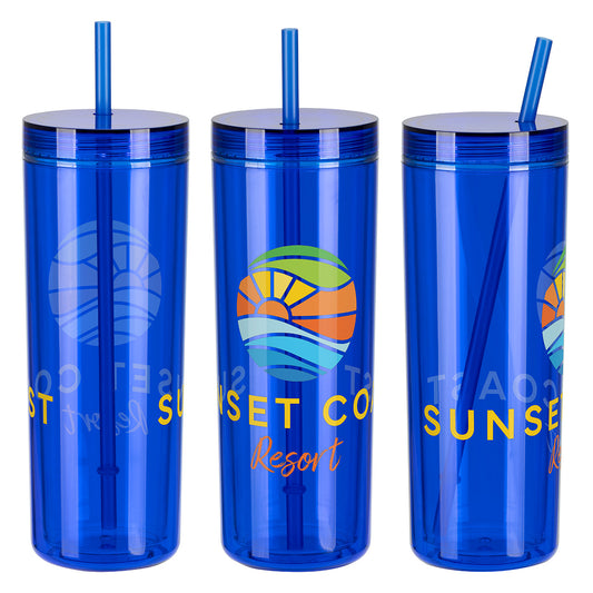 Arden 16 oz Recycled Acrylic Straw Tumbler