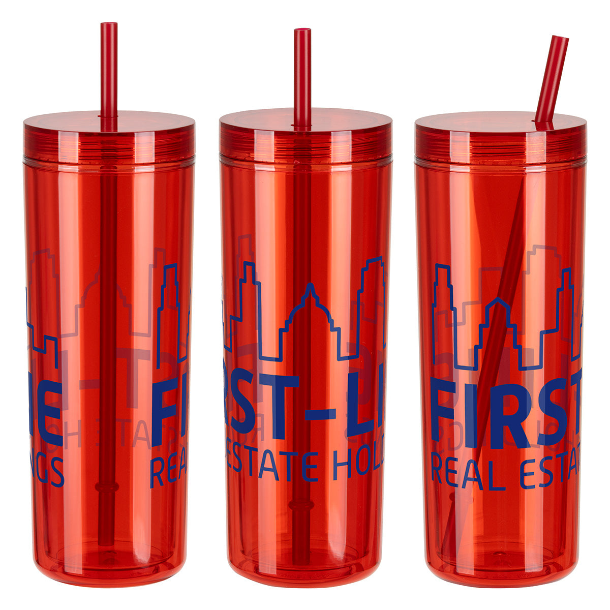 Arden 16 oz Recycled Acrylic Straw Tumbler