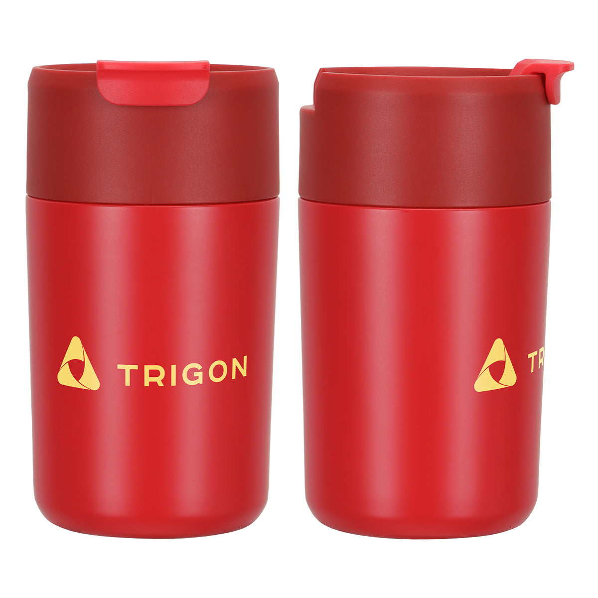 Custom logo Bampton 14 oz Eco-Friendly Vacuum Insulated Tumbler in Red