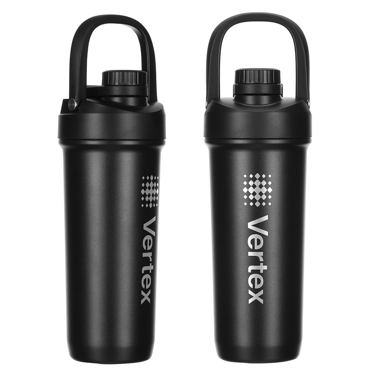 Custom logo Clifton 25 oz Eco-Friendly Recycled Stainless Steel Vacuum Insulated Shaker in Black