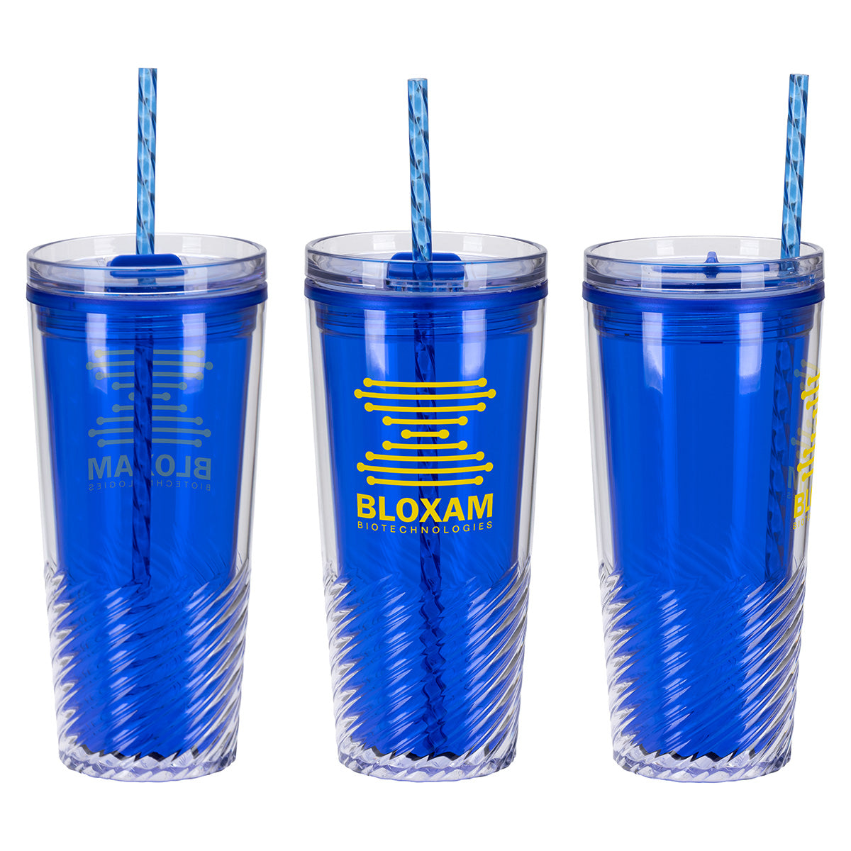 Clio 20 oz  2-in-1 Recycled Acrylic Straw Tumbler