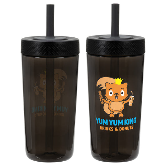 Havana 22 oz Recycled Polypropylene Tumbler with Silicone Straw
