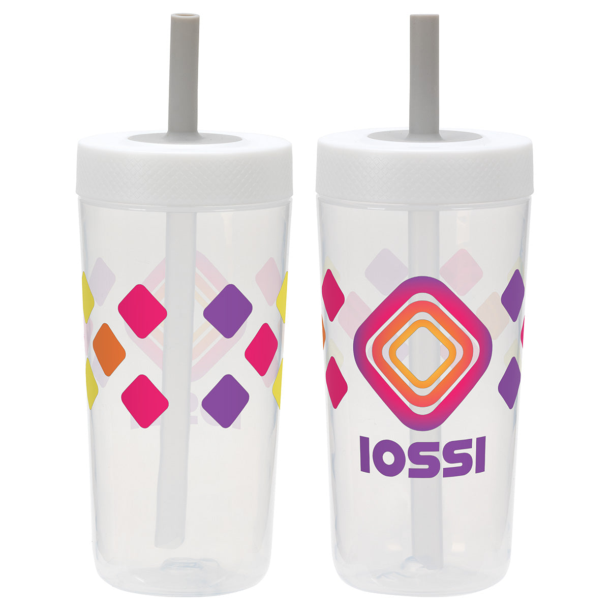 Havana 22 oz Recycled Polypropylene Tumbler with Silicone Straw