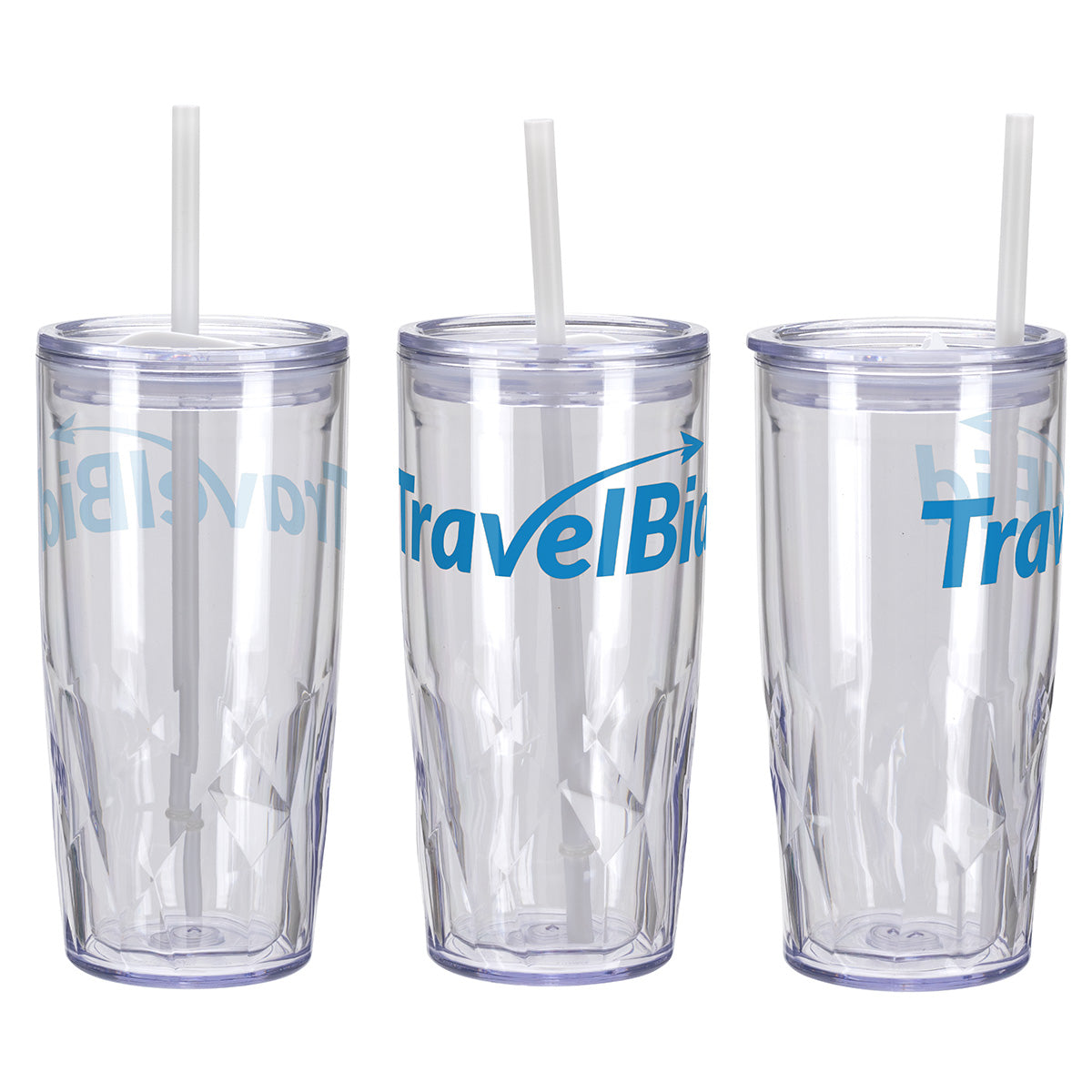 Luster 16 oz 2-in-1 Recycled Acrylic Straw Tumbler