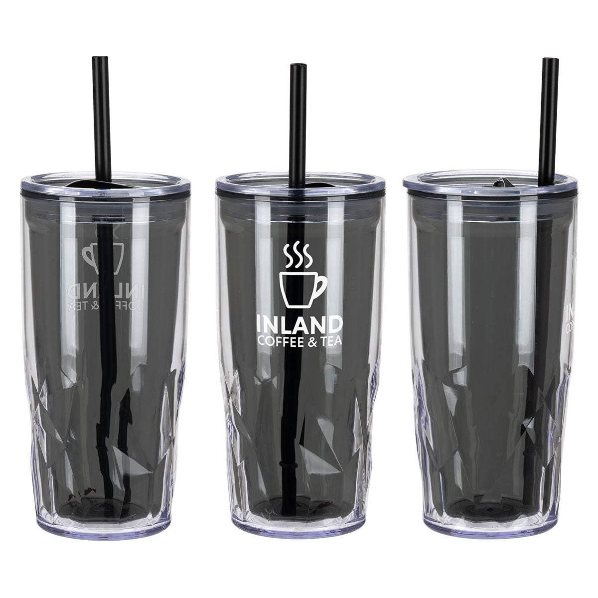 Luster 16 oz 2-in-1 Recycled Acrylic Straw Tumbler