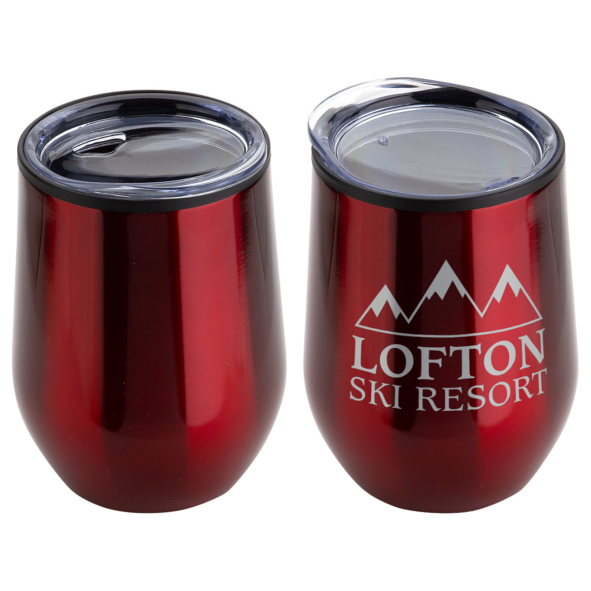 12 oz Stainless Steel/Polypropylene Wine Goblet