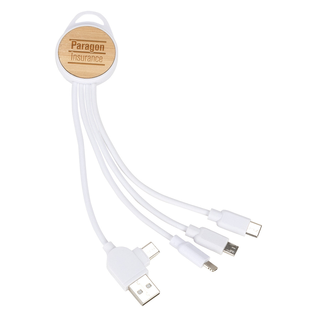 Bamboo 3-in-1 6" Charging Cable