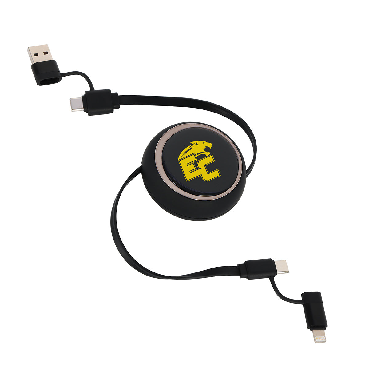 Mach 4-in-1 100W PD 39" Retractable Charging Cable