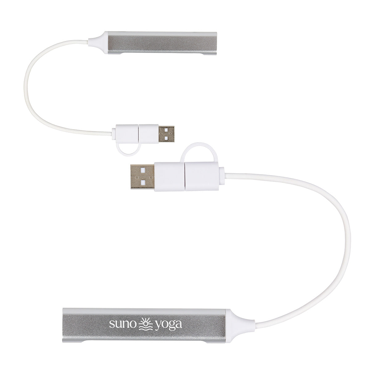 Sprint Recycled Aluminum 4-Port USB-A and USB-C Hub