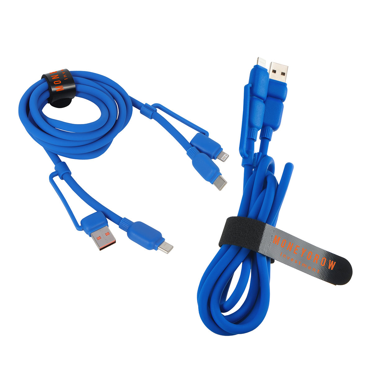 Torque Flex 4-in-1 60W PD 59" Silicone Charging Cable