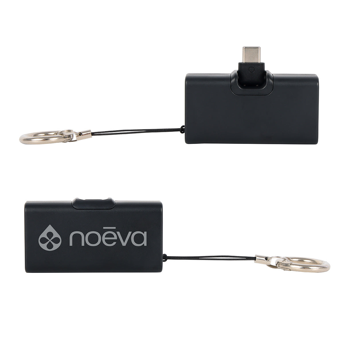 Bijou 1200mAh UL Listed Power Bank with USB-C Tip & Keyring