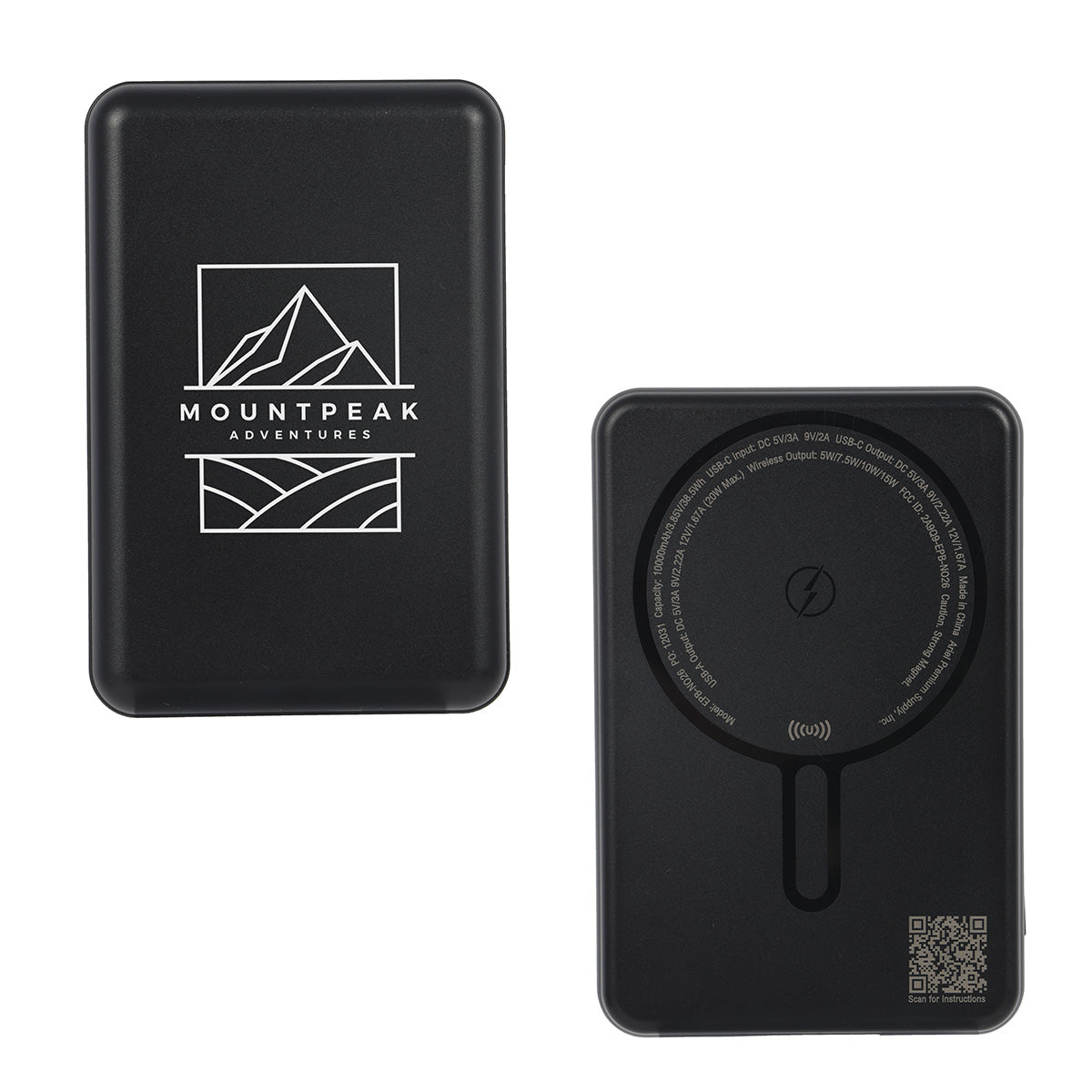 Noble 10000mAh 20W PD Power Bank with 15W Magnetic Wireless Charger