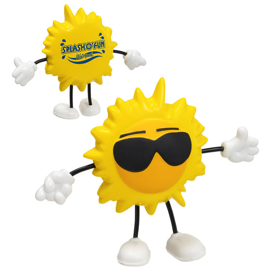 Custom logo Cool Sun Stress Reliever Figurine