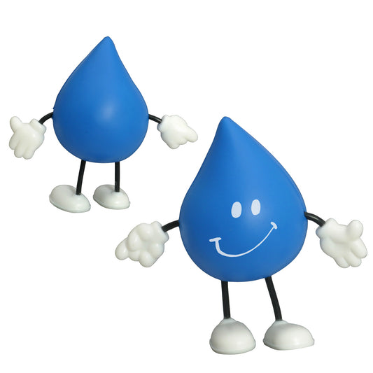 Custom logo Droplet Stress Reliever Figurine