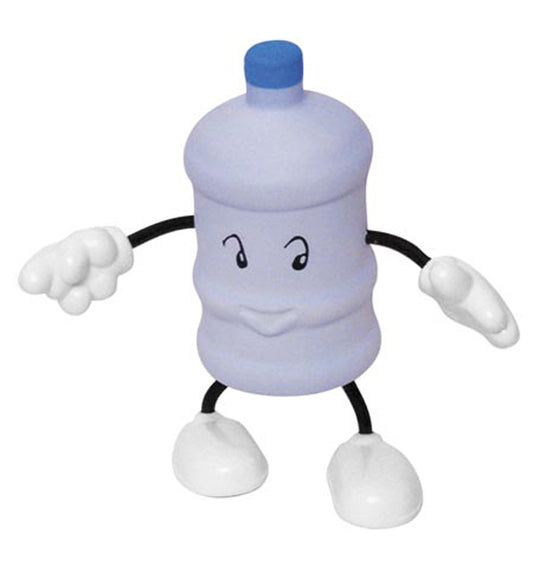 Custom logo Water Bottle Stress Reliever Figure