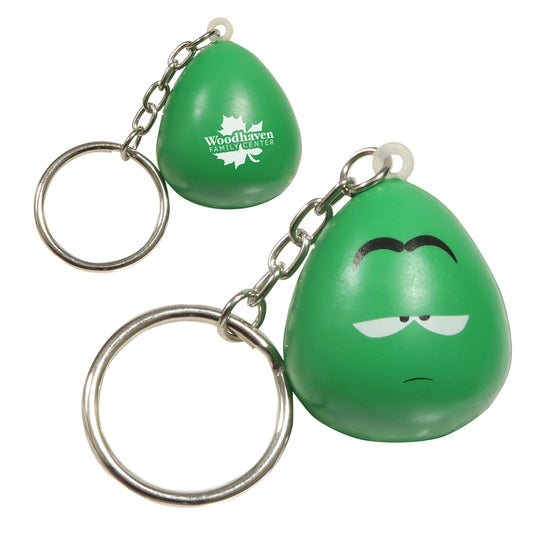 Custom logo Mood Maniac Stress Reliever Key Chain-Apathetic
