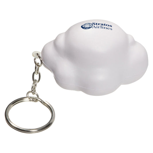 Custom logo Cloud Stress Reliever Key Chain