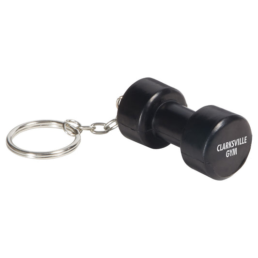 Custom logo Dumbbell Stress Reliever Key Chain