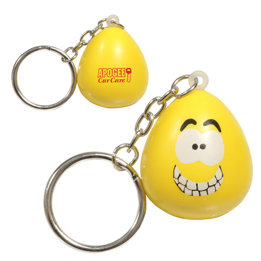 Custom logo Mood Maniac Stress Reliever Key Chain-Happy