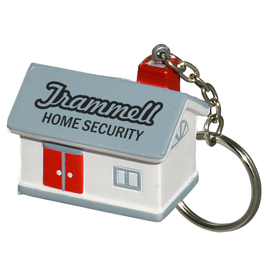 Custom logo House Stress Reliever Key Chain