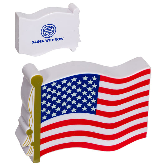 Custom logo US Flag Stress Reliever