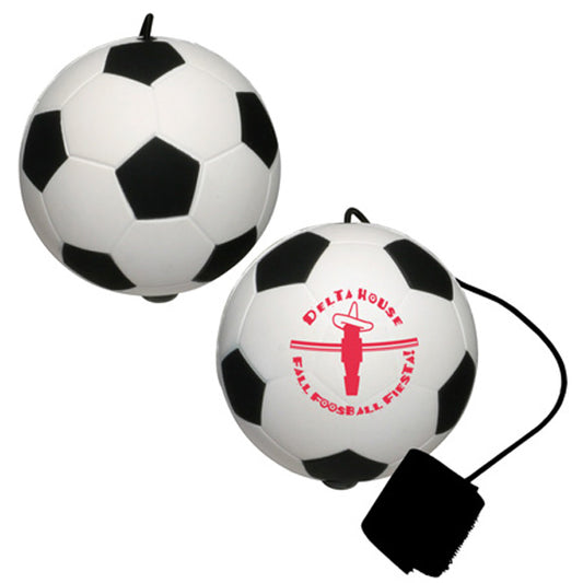 Custom logo Soccer Ball Stress Reliever Yo-Yo Bungee