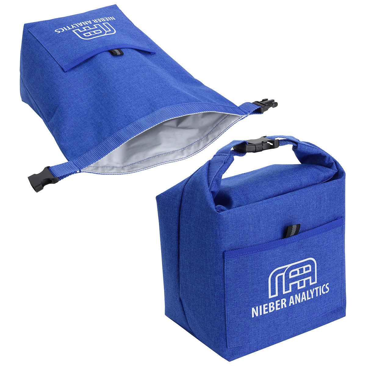 Bellevue Heathered Polyester Insulated Lunch Tote 