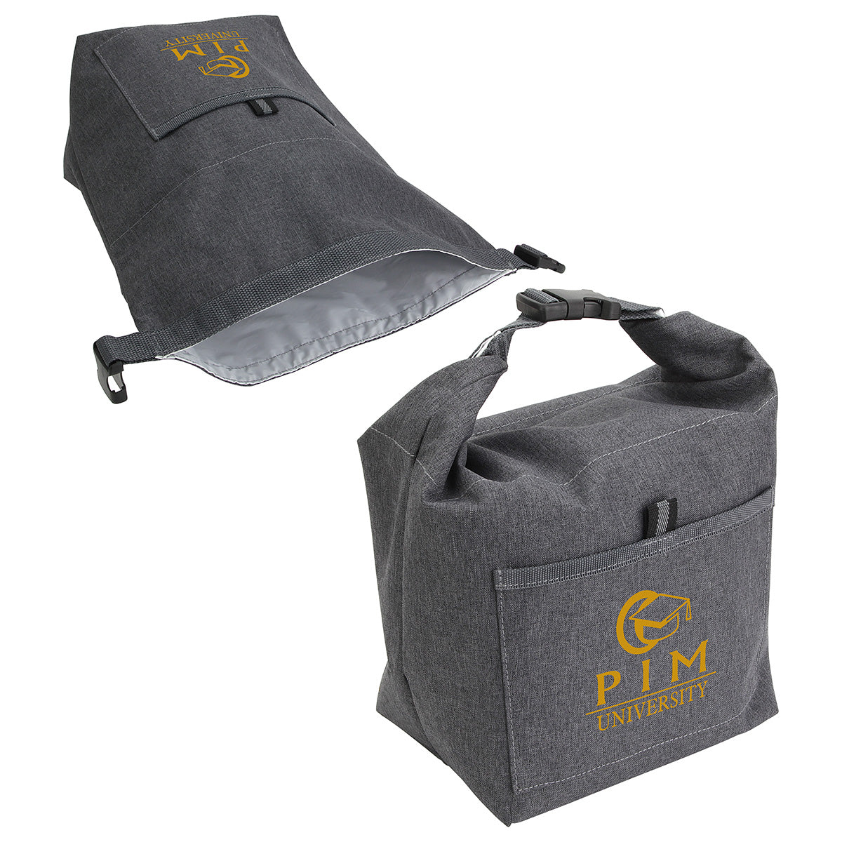 Bellevue Heathered Polyester Insulated Lunch Tote 
