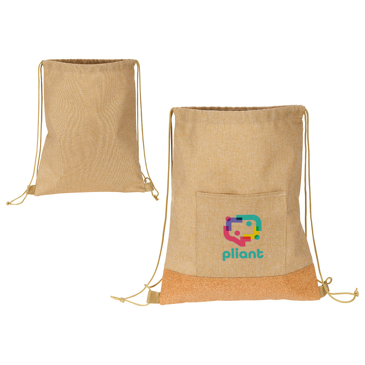 Carina RPET & Cork Drawstring Bag
