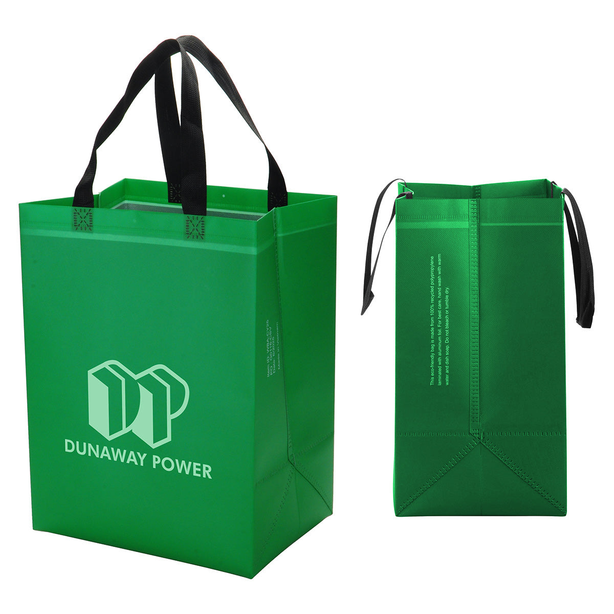 Calypso 75GSM Recycled Non-Woven Polypropylene Heat-Sealed Insulated Tote