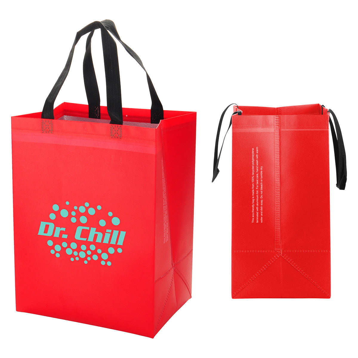 Calypso 75GSM Recycled Non-Woven Polypropylene Heat-Sealed Insulated Tote