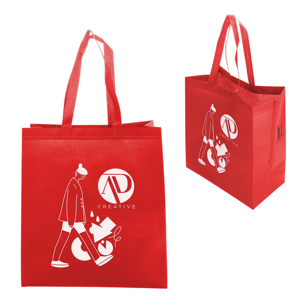 Freeport 80GSM Recycled Non-Woven Polypropylene Heat-Sealed Tote